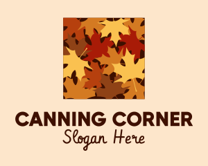 Autumn Maple Leaves logo design