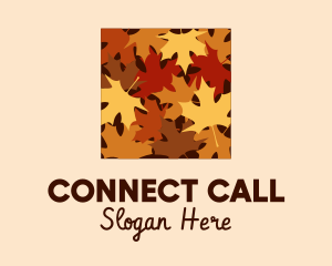 Autumn Maple Leaves logo design