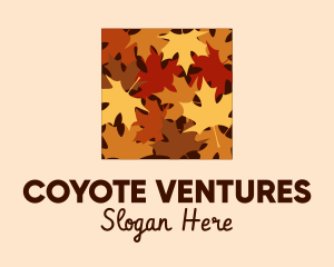 Autumn Maple Leaves logo design