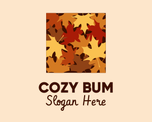 Autumn Maple Leaves logo design