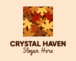 Autumn Maple Leaves logo design