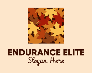 Autumn Maple Leaves logo design