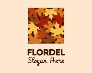 Autumn Maple Leaves logo design