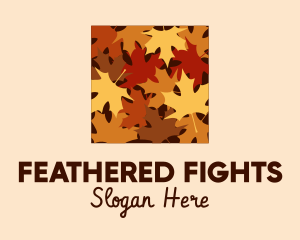 Autumn Maple Leaves logo design