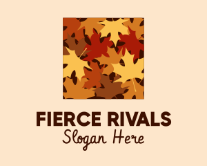 Autumn Maple Leaves logo design