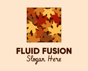 Autumn Maple Leaves logo design