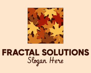 Autumn Maple Leaves logo design