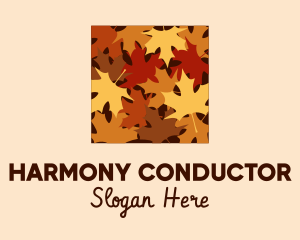 Autumn Maple Leaves logo design