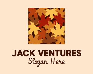 Autumn Maple Leaves logo design