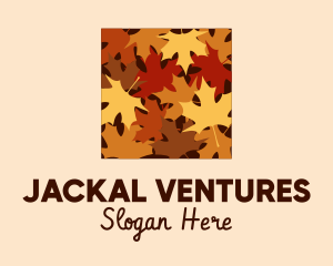 Autumn Maple Leaves logo design