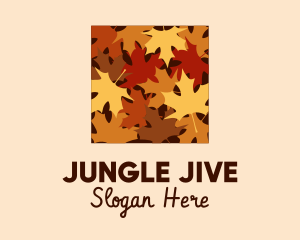 Autumn Maple Leaves logo design