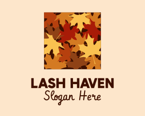 Autumn Maple Leaves logo design