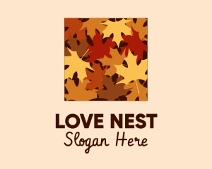 Autumn Maple Leaves logo design