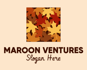 Autumn Maple Leaves logo design