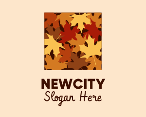 Autumn Maple Leaves logo design