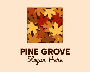 Autumn Maple Leaves logo design