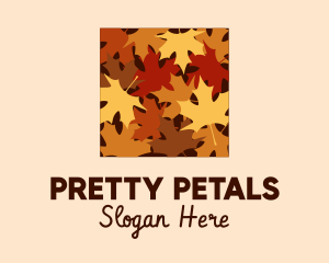 Autumn Maple Leaves logo design