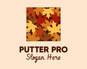 Autumn Maple Leaves logo design