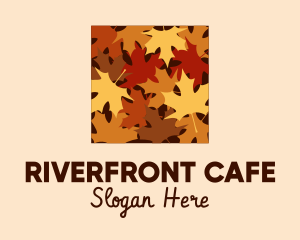 Autumn Maple Leaves logo design