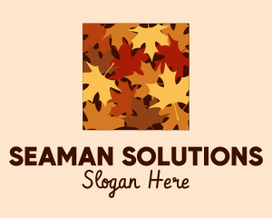 Autumn Maple Leaves logo design