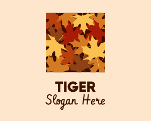 Autumn Maple Leaves logo design