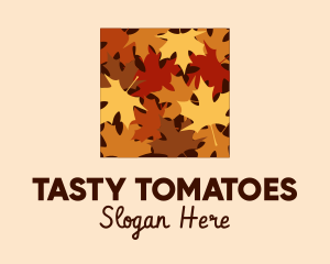 Autumn Maple Leaves logo design