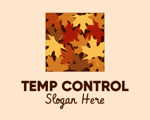 Autumn Maple Leaves logo design