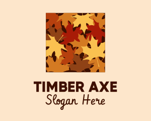 Autumn Maple Leaves logo design