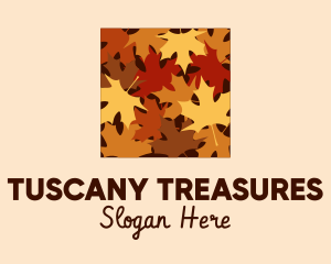 Autumn Maple Leaves logo design