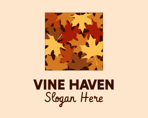 Autumn Maple Leaves logo design