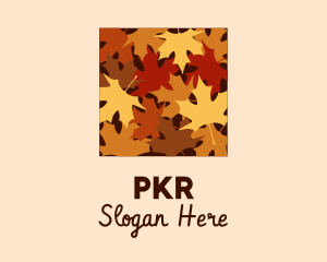 Autumn Maple Leaves logo design