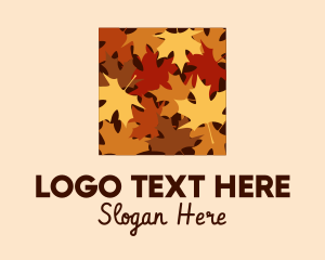 Forestry - Autumn Maple Leaves logo design