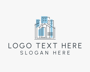 Cityscape - Building Draftsman Architecture logo design