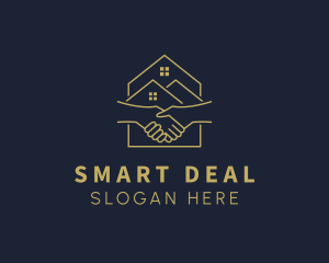 Deal - Handshake House Property logo design
