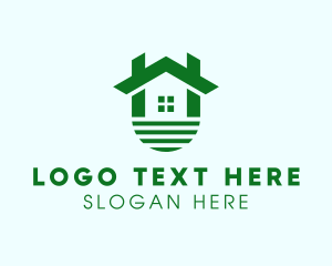 Gardening - House Construction Letter U logo design