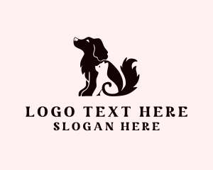 Cat Dog Veterinary Logo