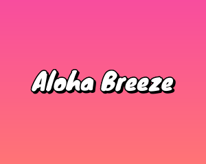 Aloha - Funky Cartoon Comic logo design