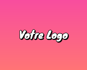 Wordmark - Funky Cartoon Comic logo design