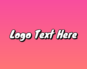 Wordmark - Cartoon Comic Wordmark logo design