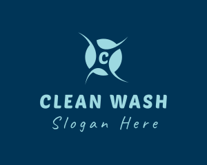 Whirlpool Cleaning Wash logo design