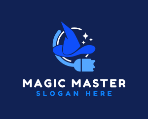 Wizard - Wizard Hat Cleaning logo design