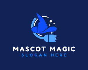 Wizard Hat Cleaning logo design