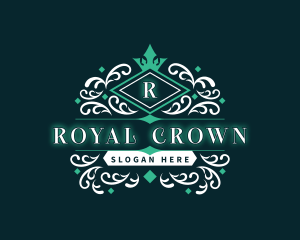 Ornament Royal Crown logo design