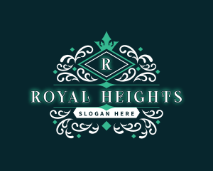 Ornament Royal Crown logo design