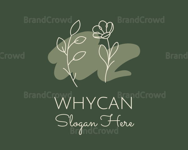 Botanical Flower Oil Logo