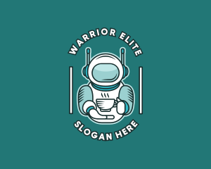 Spacesuit Coffee Cafe Logo