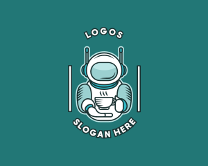 Eatery - Spacesuit Coffee Cafe logo design
