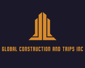 Tall Real Estate Building Logo