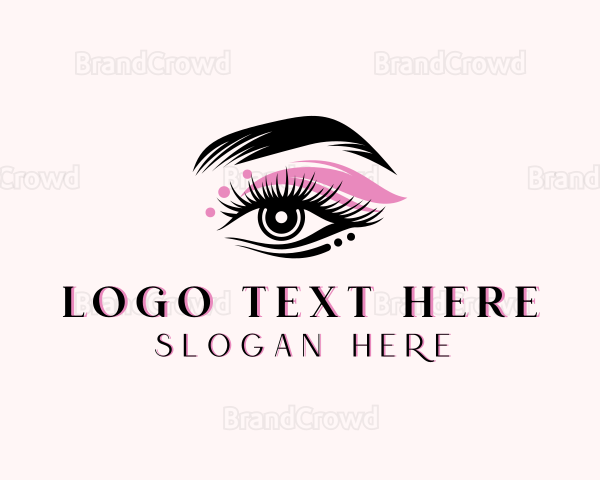 Eyelash Makeup Threading Logo