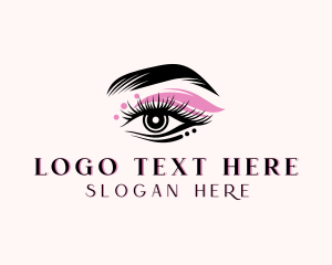 Grooming - Eyelash Makeup Threading logo design